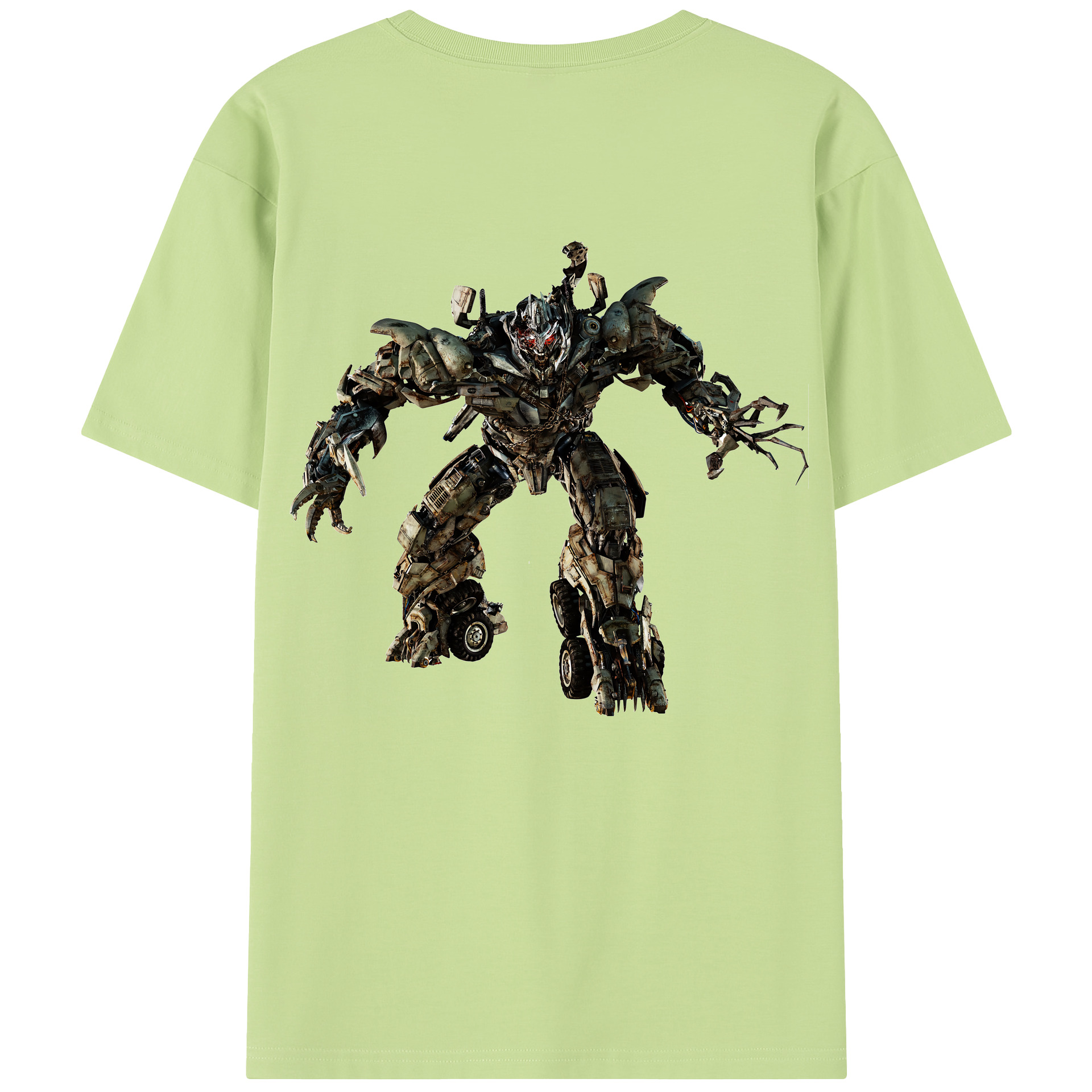 （画像用） Transformers トランスフォーマー 綿100％半袖Tシャツ（背面プリント）